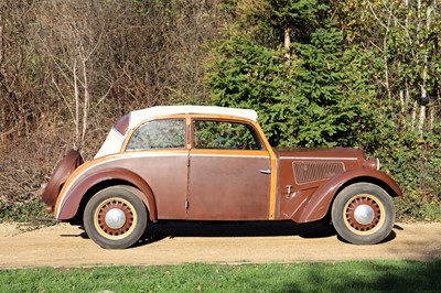 Lot 27 - 1937 DKW F7 Saloon Cabriolet