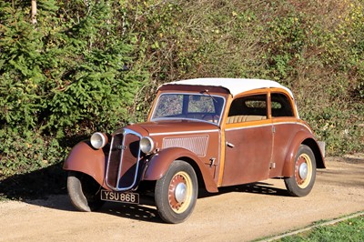 Lot 27 - 1937 DKW F7 Saloon Cabriolet