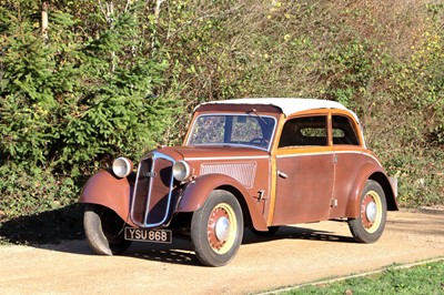 Lot 27 - 1937 DKW F7 Saloon Cabriolet