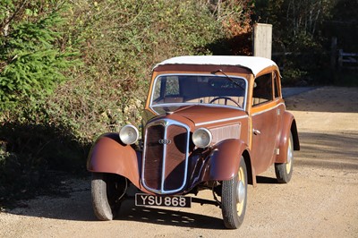 Lot 27 - 1937 DKW F7 Saloon Cabriolet