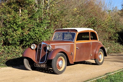 Lot 27 - 1937 DKW F7 Saloon Cabriolet