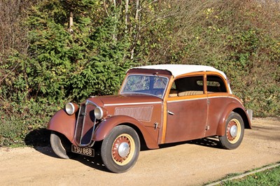 Lot 27 - 1937 DKW F7 Saloon Cabriolet