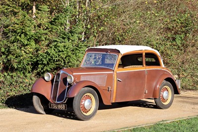 Lot 27 - 1937 DKW F7 Saloon Cabriolet