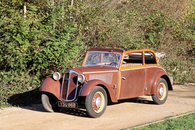 Lot 27 - 1937 DKW F7 Saloon Cabriolet