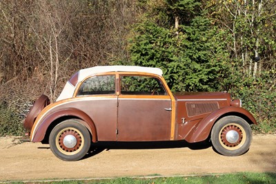 Lot 27 - 1937 DKW F7 Saloon Cabriolet