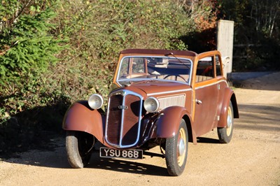 Lot 27 - 1937 DKW F7 Saloon Cabriolet