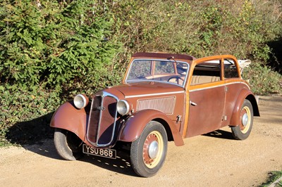 Lot 27 - 1937 DKW F7 Saloon Cabriolet