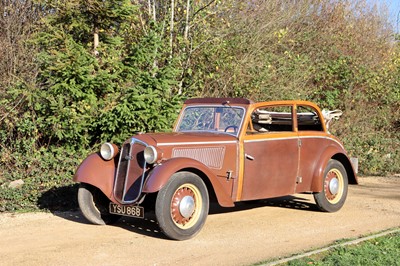 Lot 27 - 1937 DKW F7 Saloon Cabriolet