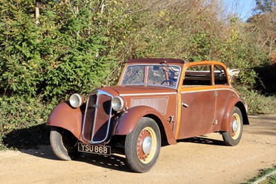 Lot 27 - 1937 DKW F7 Saloon Cabriolet