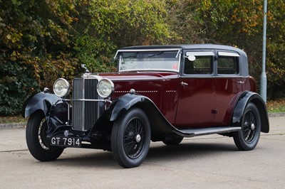 Lot 55 - 1931 Sunbeam Twenty 23.8hp Weymann Sports Saloon