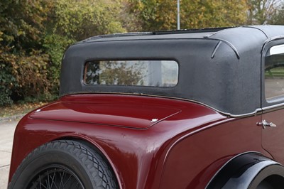 Lot 55 - 1931 Sunbeam Twenty 23.8hp Weymann Sports Saloon