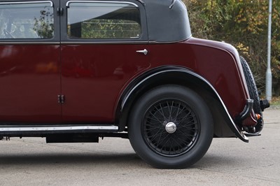 Lot 55 - 1931 Sunbeam Twenty 23.8hp Weymann Sports Saloon
