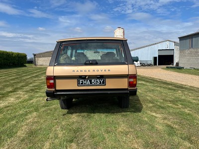 Lot 22 - 1982 Range Rover In Vogue Four-Door