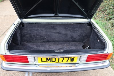 Lot 24 - 1981 Mercedes-Benz 380 SL