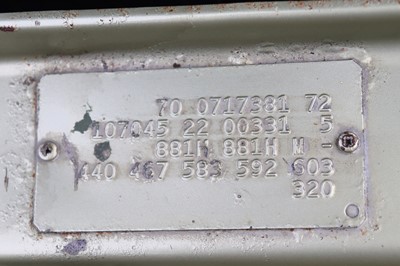 Lot 24 - 1981 Mercedes-Benz 380 SL