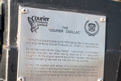Lot 90 - 1979 Courier Cadillac 'Spezial' Coupe