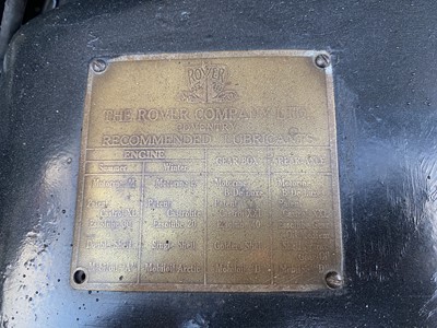 Lot 79 - 1939 Rover 14hp Tickford Three-Position Drophead Coupe