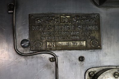 Lot 80 - 1924 Rolls-Royce Springfield 40/50hp Silver Ghost Piccadilly Roadster