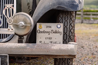 Lot 93 - 1936 Armstrong Siddeley 17hp Salmons & Sons Foursome Drophead Coupe