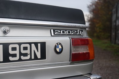 Lot 74 - 1975 BMW 2002 tii
