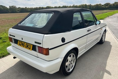 Lot 100 - 1990 Volkswagen Golf Clipper Cabriolet