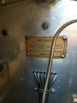 Lot 105 - 1927 Delage Type DIC Van