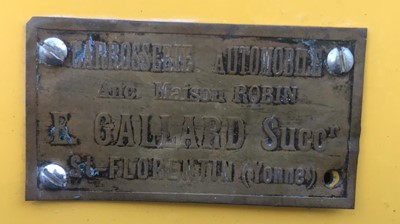 Lot 105 - 1927 Delage Type DIC Van