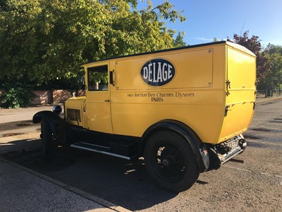 Lot 105 - 1927 Delage Type DIC Van