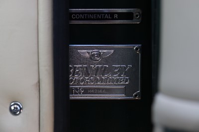 Lot 43 - 1992 Bentley Continental R