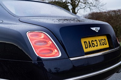 Lot 2013 Bentley Mulsanne