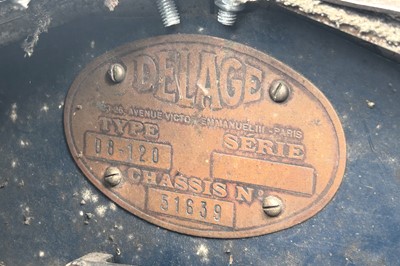 Lot 1938 Delage D8-120 Four-Seater Special