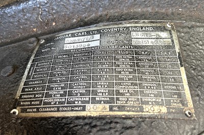 Lot 1961 Jaguar MkII 3.8