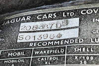Lot 1961 Jaguar MkII 3.8