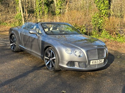 Lot 2013 Bentley Continental GTC