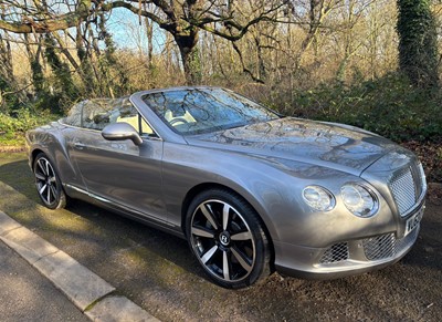 Lot 2013 Bentley Continental GTC