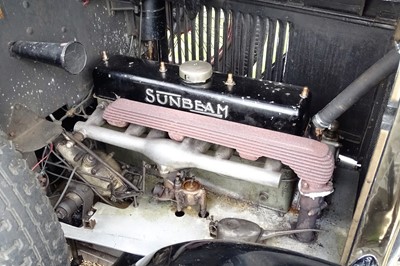 Lot 1928 Sunbeam Twenty Weymann Saloon