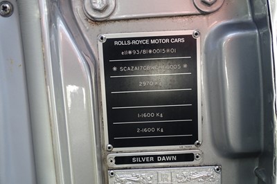 Lot 1997 Rolls-Royce Silver Dawn