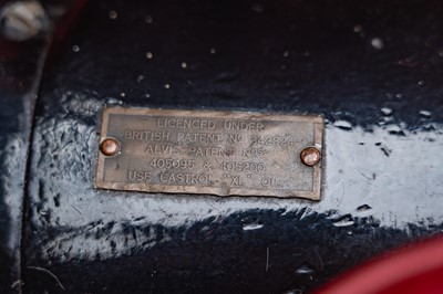 Lot 1934 Alvis Speed 20 SC Vanden Plas Tourer