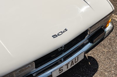 Lot 1977 Peugeot 504 V6 Cabriolet