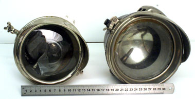 Lot 5 - Two Motorcycle Headlamps