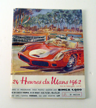 Lot 3 - 1962 Le Mans 24 Hrs Programme