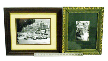 Lot 602 - Two Framed 1950s Monaco Grand Prix Photographs