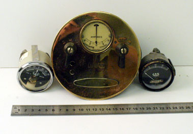 Lot 304 - Lucas Switch Panel & Cav Ammeters