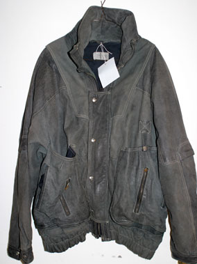 Lot 218 - Leather Jacket By Classic Man Collection