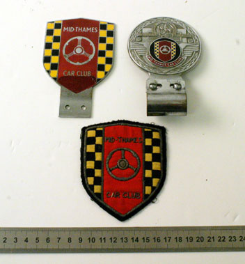 Lot 315 - Mid-Thames Car Club Badges