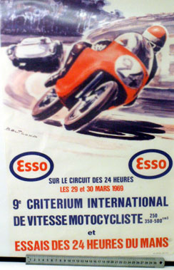 Lot 513 - Le Mans 24hrs Practice Event Poster