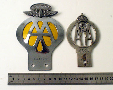 Lot 335 - South African Aa Members Car Badges