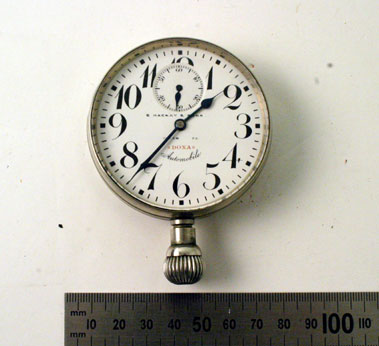 Lot 336 - Doxa Automobile Dashboard Clock