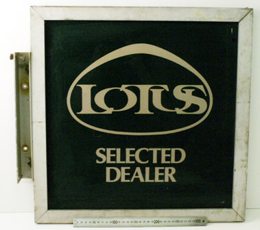 Lot 811 - Lotus Dealership Perspex Wall Sign