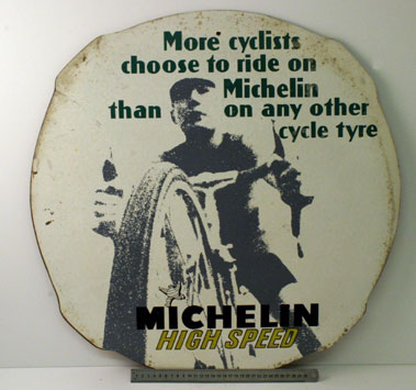Lot 814 - Michelin Bicycle Tyres Hardboard Showrom Sign